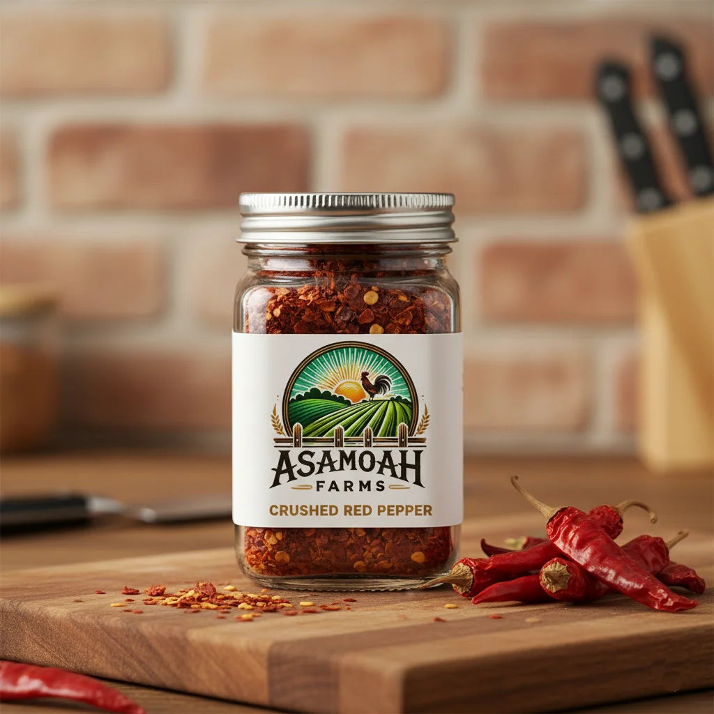 Crushed Cayenne Pepper — Sun‑Dried (1.5 oz jar)